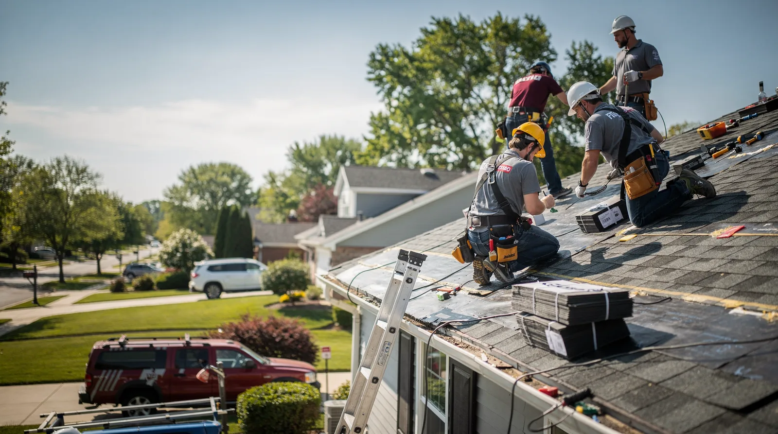 Roof Repair in Deer Creek, IL around you